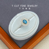 London Blue Topaz Silver Ring