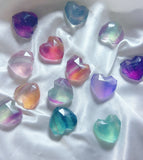 Candy fluorite facted heart