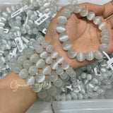 Gray Cat's Eye Bracelet