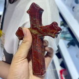 Ocean Jasper Crucifix