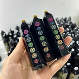 Seven Chakra Obsidian Tower