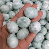 Man made larimar tumble