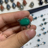 Malachite ring