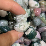 Moss agate duck