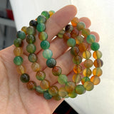 Watermelon agate bracelet