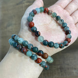 African blood stone bracelet