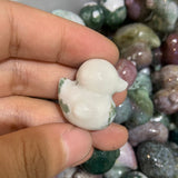 Moss agate duck